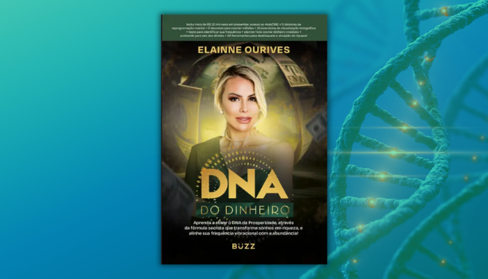 O livro DNA do dinheiro, escrito por Elainne Ourives, é um convite para repensar sua relação com a riqueza. Ele combina ideias práticas e conceitos de neurociência, física quântica e frequência vibracional. Assim, você aprende a superar bloqueios emocionais e atrair abundância. Com uma abordagem acolhedora, o livro guia leitores de forma clara, sem promessas exageradas. É perfeito para quem busca prosperidade sem perder a autenticidade. Como o livro DNA do dinheiro pode transformar sua vida financeira