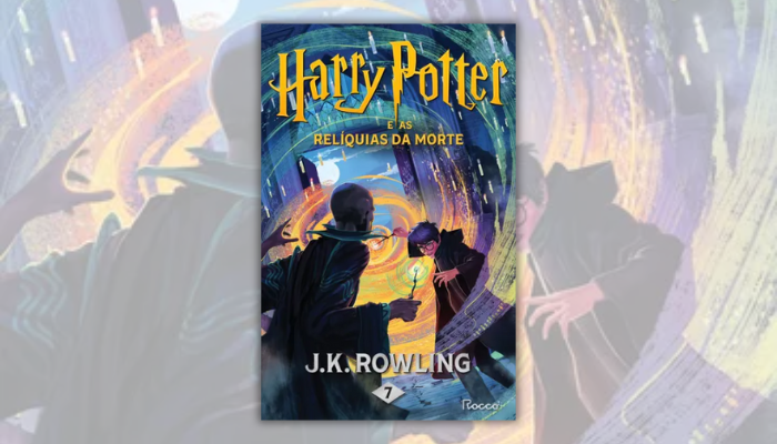 Harry Potter e as Relíquias da Morte conclui a saga do jovem bruxo em uma aventura épica cheia de magia, sacrifício e redenção. Harry Potter e as Relíquias da Morte conclui a saga do jovem bruxo em uma aventura épica cheia de magia, sacrifício e redenção.