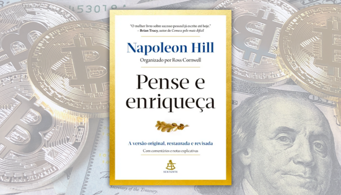 Pense e Enriqueça oferece 13 princípios atemporais para o sucesso, inspirando milhões, apesar de exemplos datados e foco materialista.